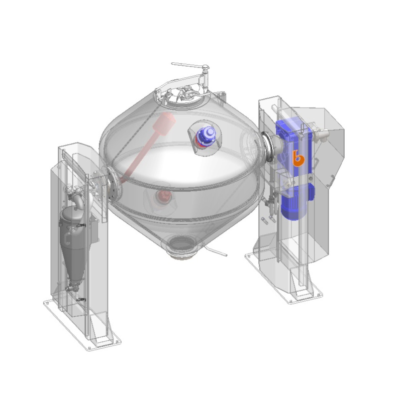 SZG series glass lined double cone dryer