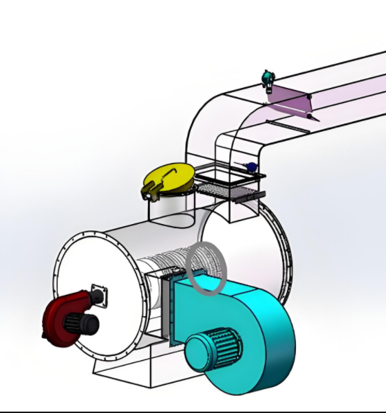 RLY series direct fired natural gas hot blast stove for spray drying
