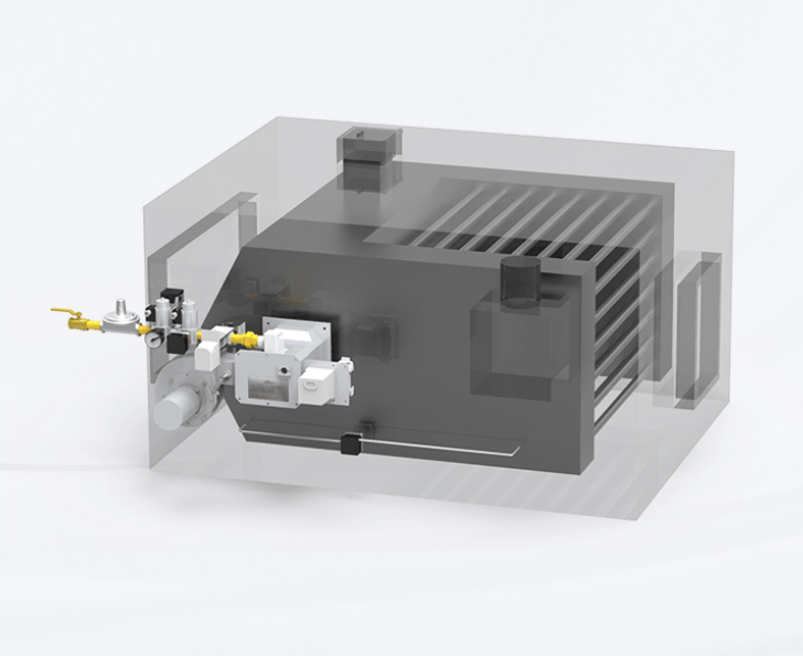 RQL series indirect heating natural gas hot blast stove