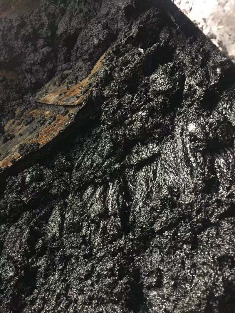 Before and after sludge drying